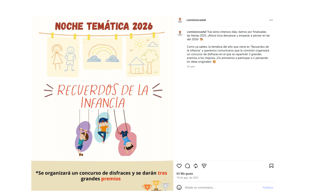 Noche Temática 2026