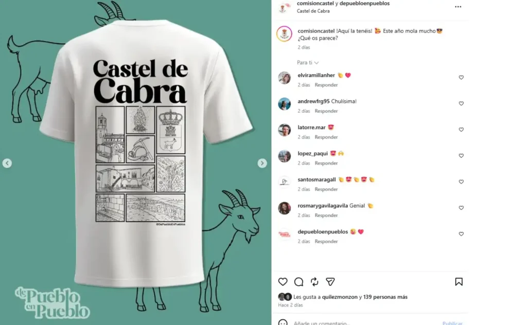Camiseta Fiestas 2026 Castel de Cabra